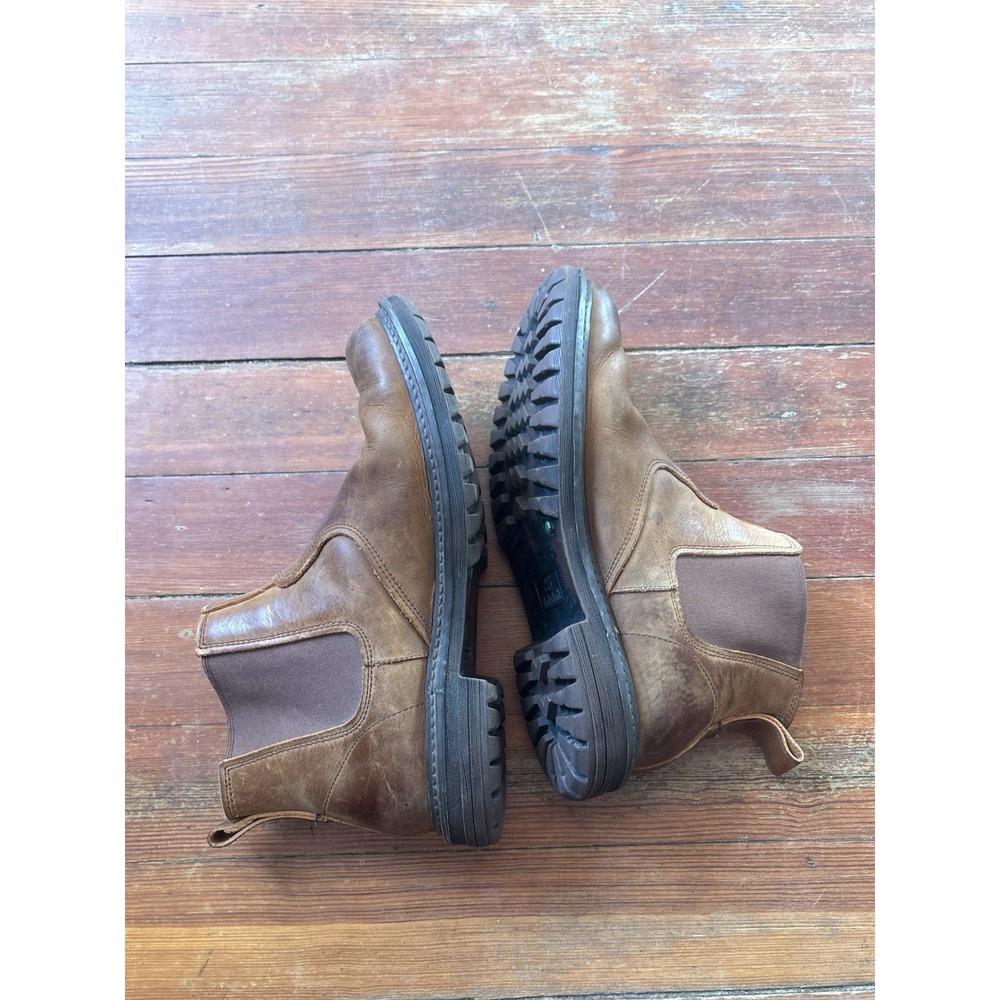 Timberland Men's Larchmont II Chelsea Boots Brown Leather Size 11.5 - Picture 6 of 7